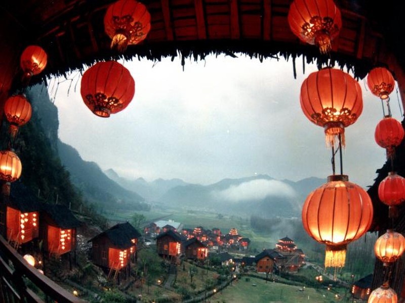 红灯笼外婆家,桐庐旅游推荐 红灯笼外婆家,桐庐旅游推荐